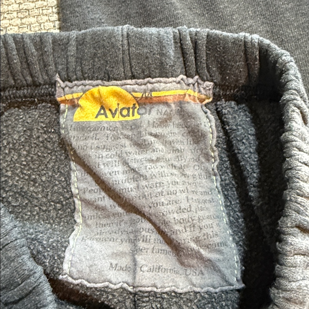 Aviator Nation Logo Faded Smoke SET Hoodie Small/Sweatpants Pockets Medium - Picture 8 of 10